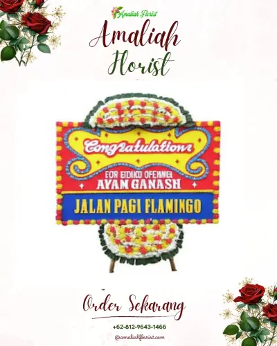 Bunga Papan Congratulation di Prapatan